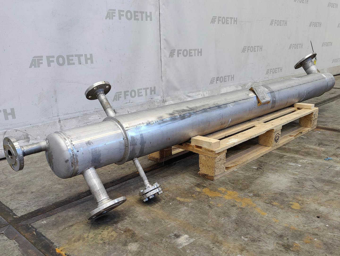 Kuehni (finned tube heat exchanger) 6,3m² - Shell and tube heat exchanger - image 2
