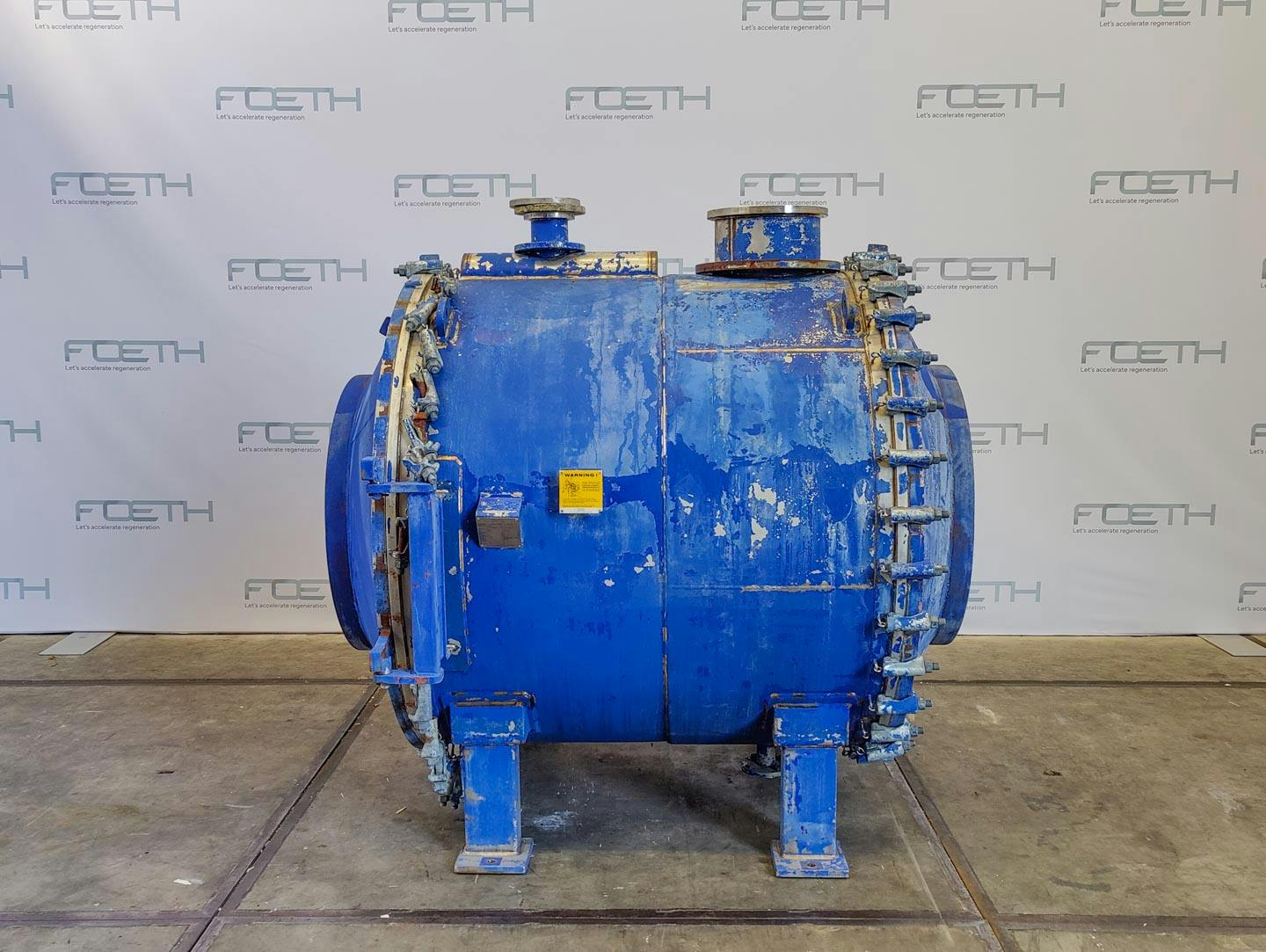 Alfa Laval 3H-C-1T - 98m² "Spiral" - Shell and tube heat exchanger