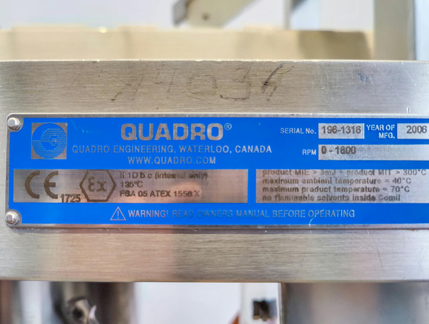 Quadro Canada Comil 196 - Sítový granulátor - image 9