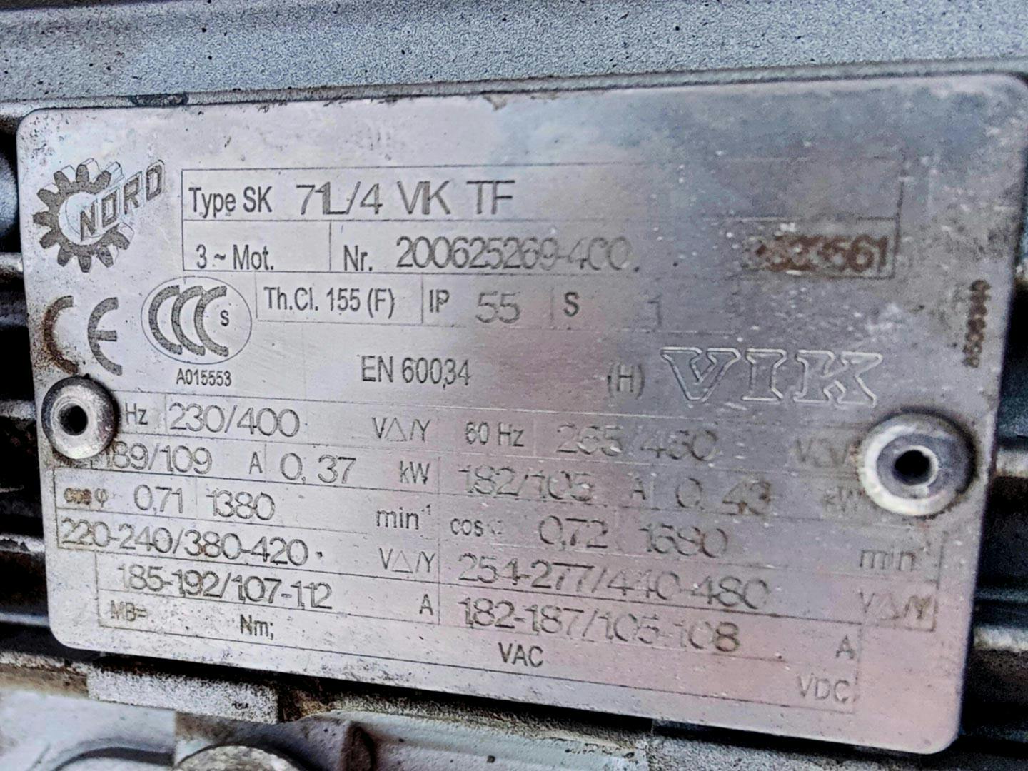 Dia 250 IO 2700 jacketed - Horizontal screw conveyor - image 13