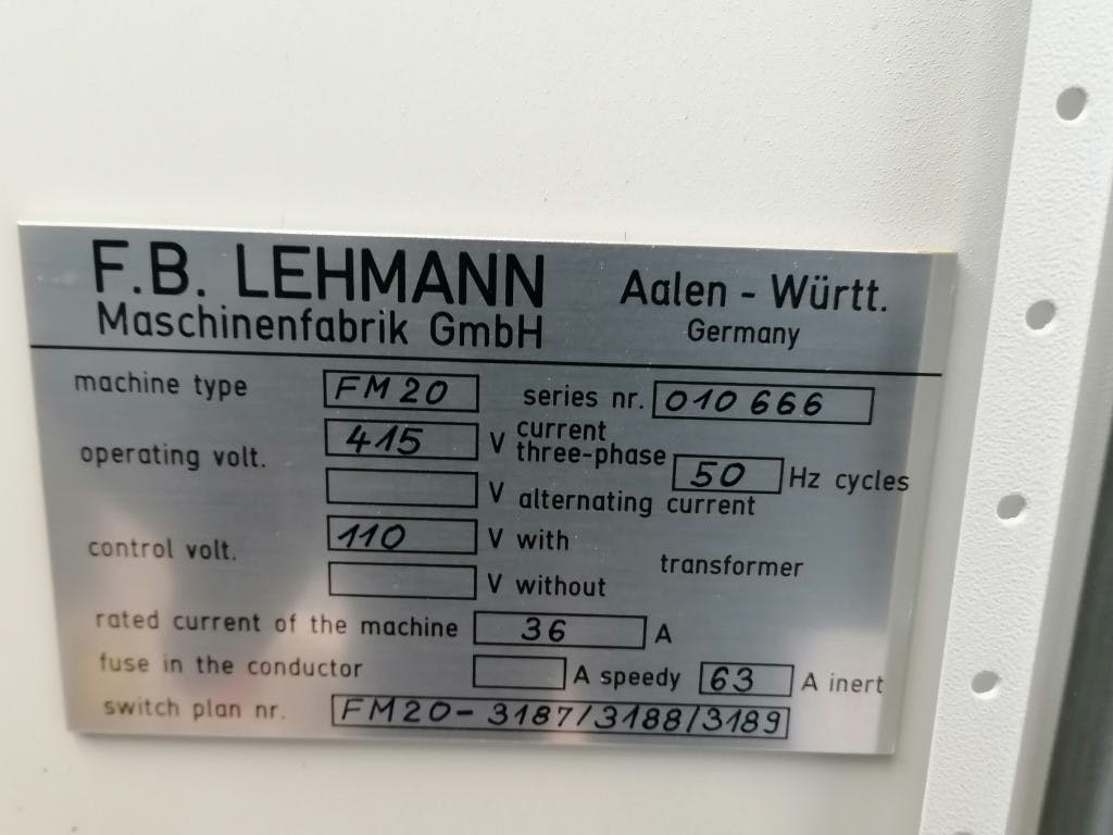 Fb Lehmann FM-20 "unused" - Pískový mlýnek - image 16
