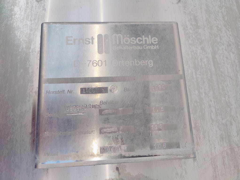 Ernst Möschle Behälterbau 3700 Ltr. - Cuve de stockage vertical - image 6