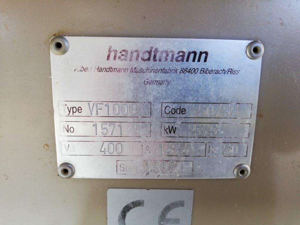 Handtmann VF100 vacuum filler - Pístová plnicka - image 7