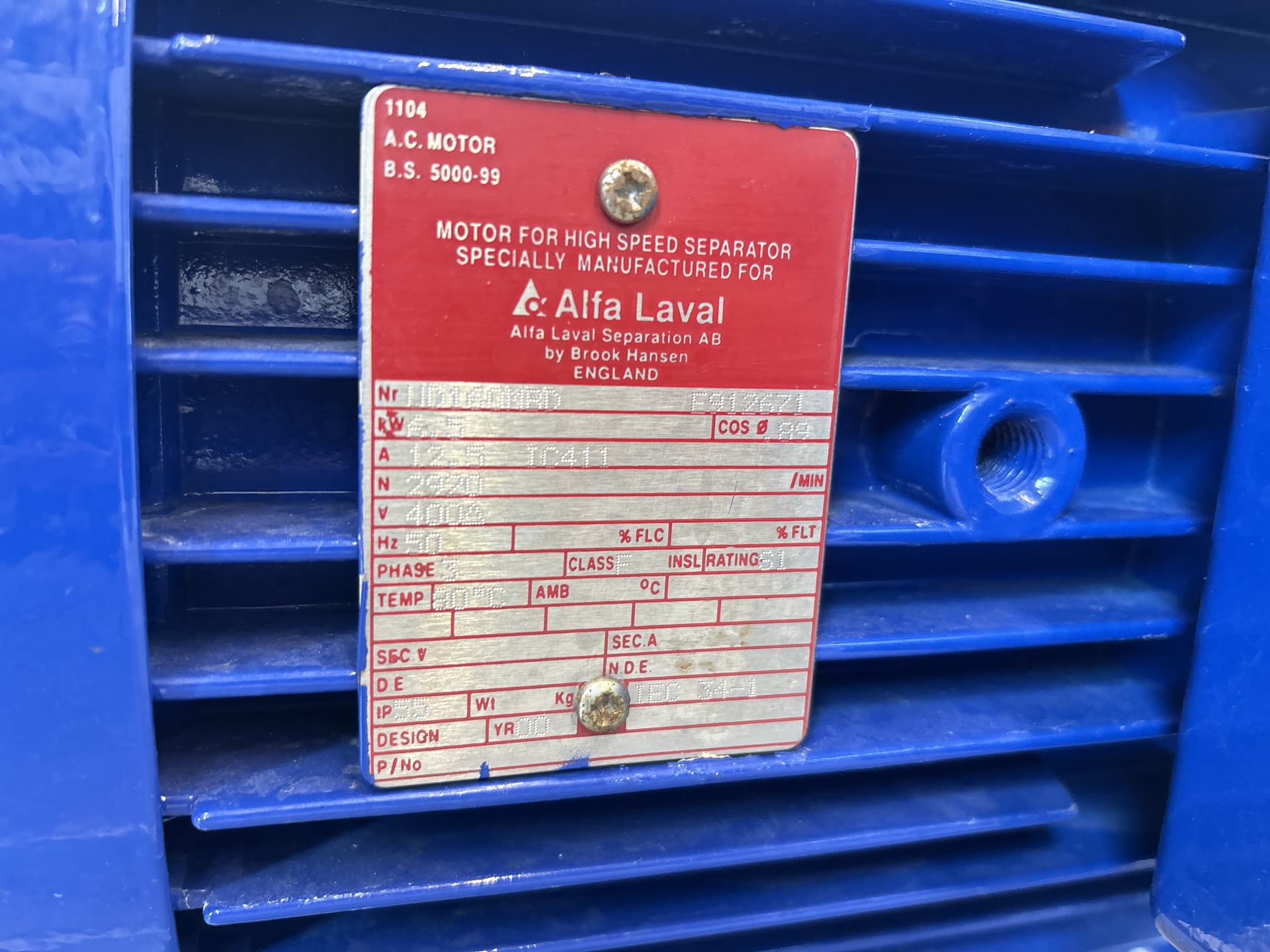 Alfa Laval BTPX 205SGD-34CDP - Сепаратор - image 5