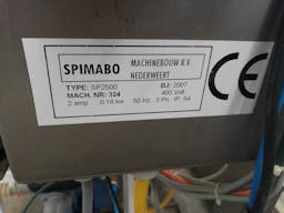 Thumbnail Spimabo SP2500 transport system with hot air sealing system - Diversen transport - image 10