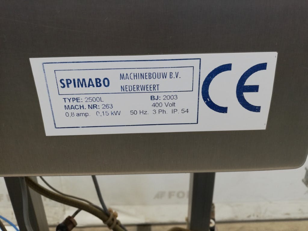 Spimabo SP2500 L transport system with hot air sealing system - Diversen transport - image 10
