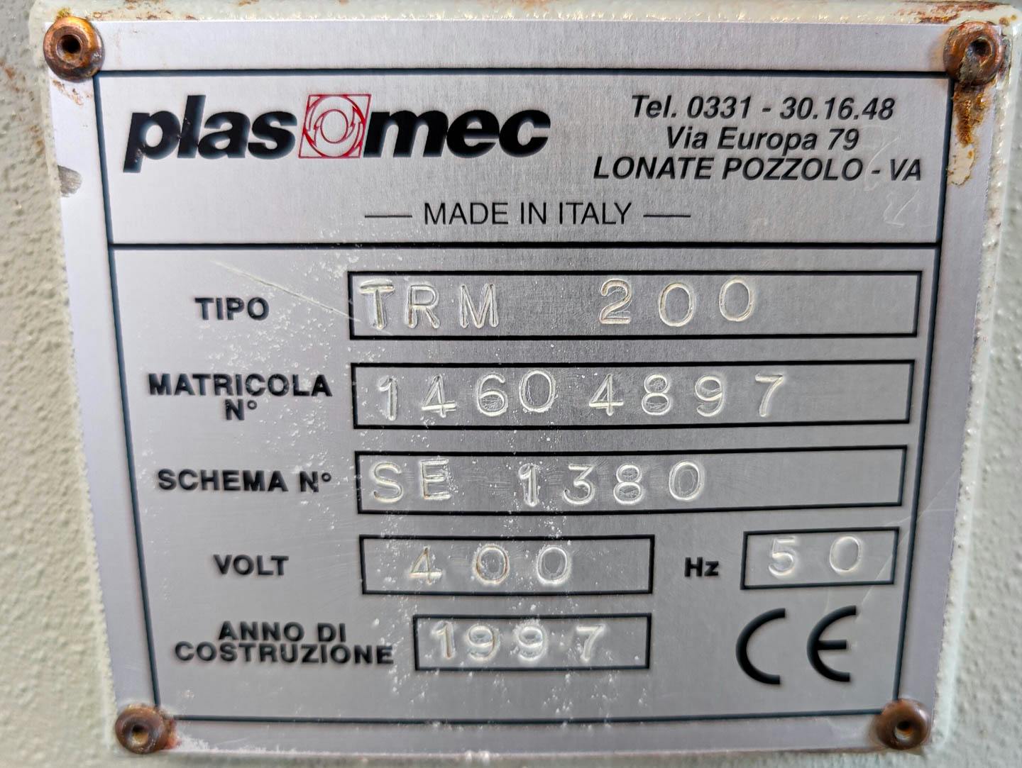 Plasmec TRM 200 - Mezclador en caliente - image 13