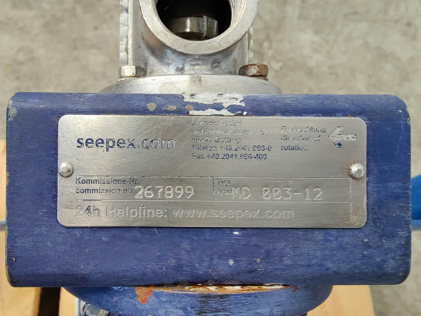 Seepex MD 003-12 - Bomba de desplazamiento positivo - image 6