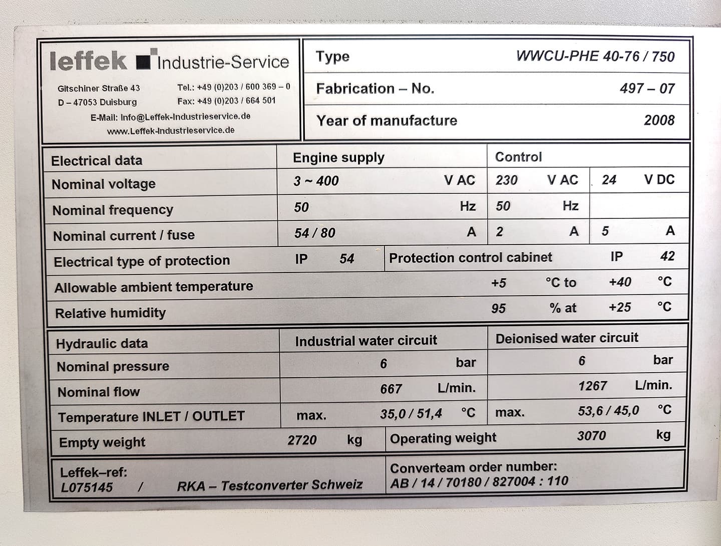 Leffek Deionisation system - Verschiedene Filter - image 18