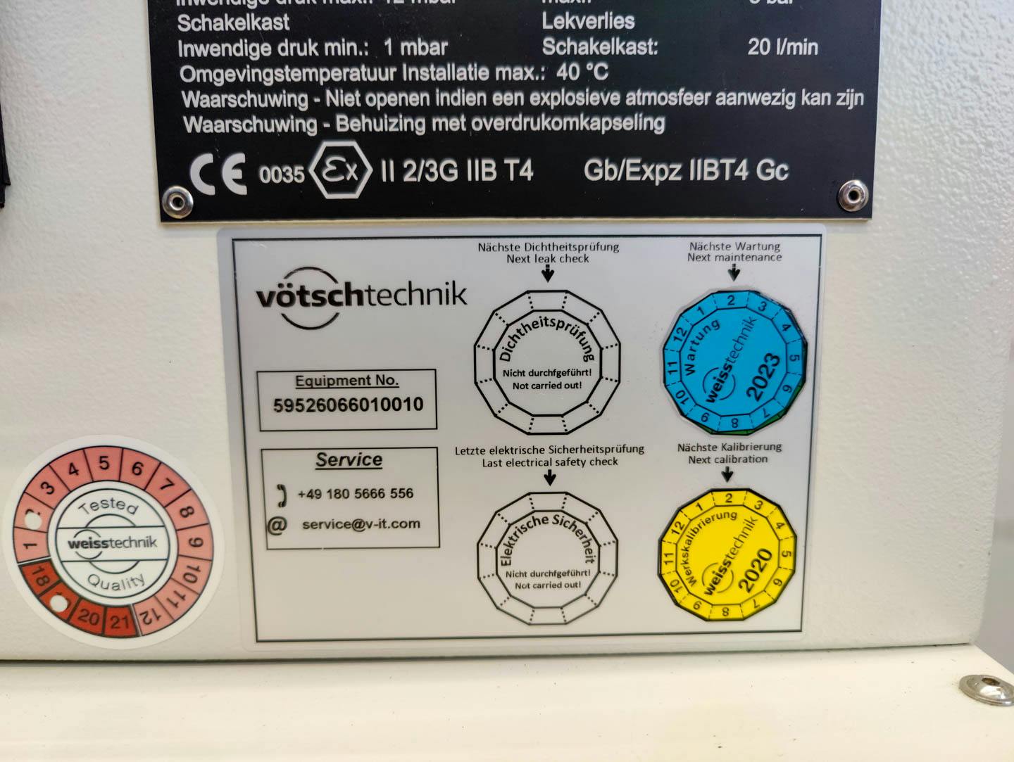 Vötsch VFT 60/90 - fresh-air drying cabinet - Four de séchage - image 13