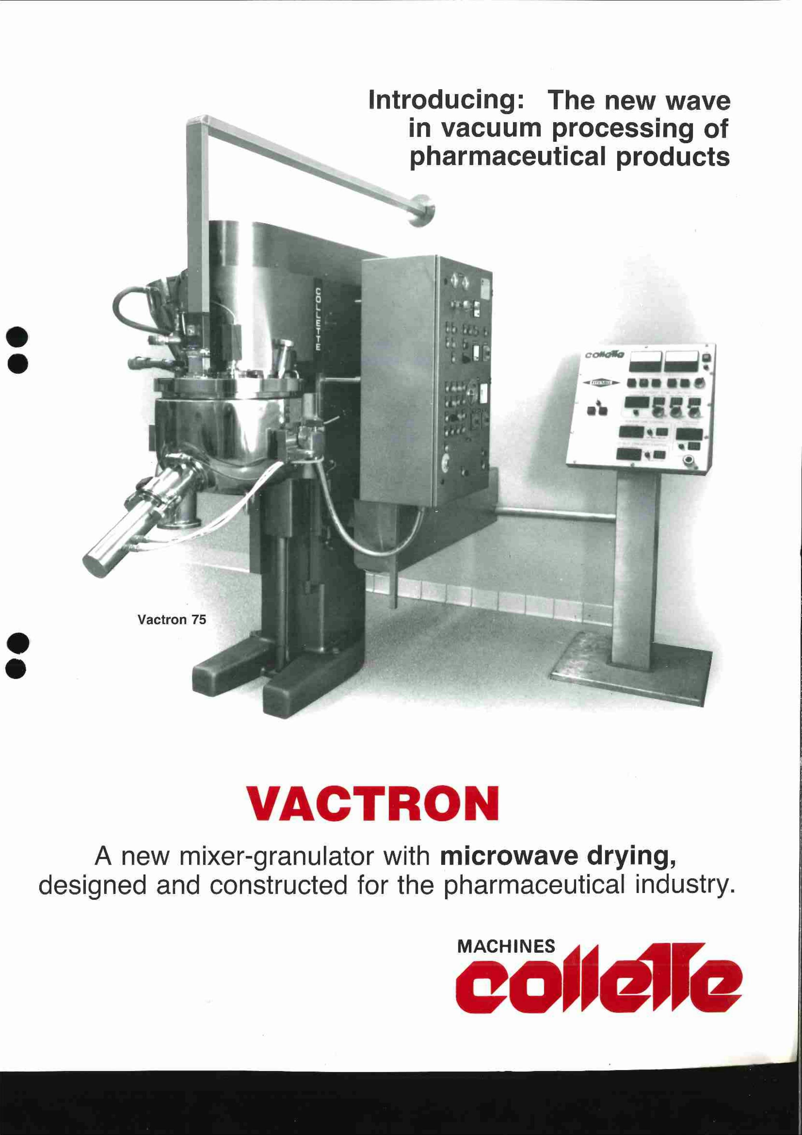 Collette GRAL 75 Vactron Microwave Drying and Solvent Recovery - Mélangeur universel - image 22