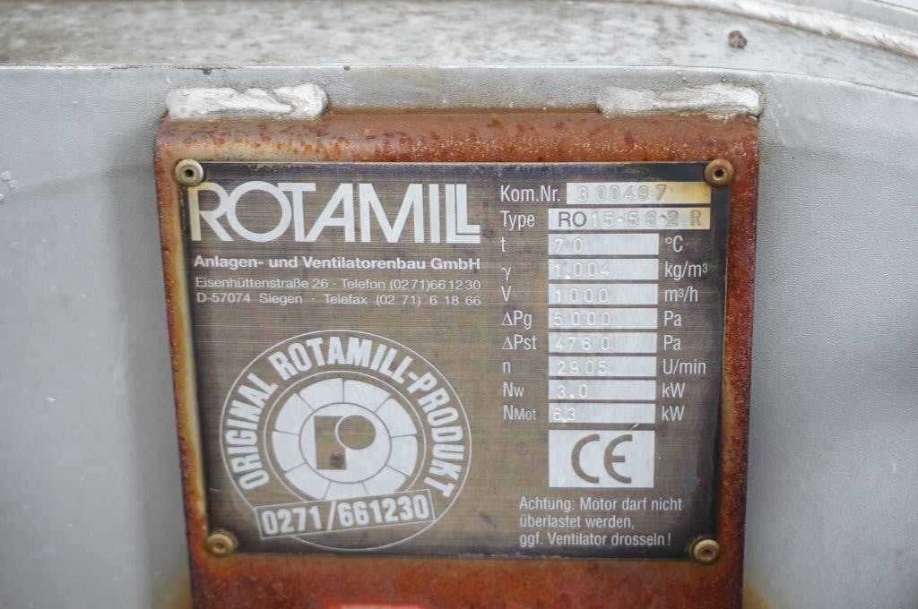 Rotamill RO 15.56.2R Column Fan - Lavasciuga - image 10