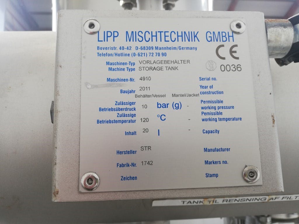 Lipp IMR E-200 - Turbo miscelatore per polveri - image 16