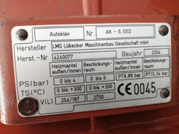 Thumbnail LMG Lübecker AK-6.1002 - Mild Steel Reactor - image 7