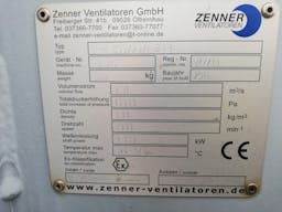 Thumbnail Zenner Ventilatoren GmbH VRZ 560/20/1 ZAH high temperature - Surpresseur - image 5