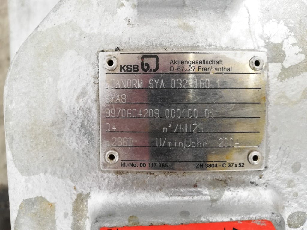 KSB Etanorm SYA 032-160.1 - Odstredivé cerpadlo - image 5