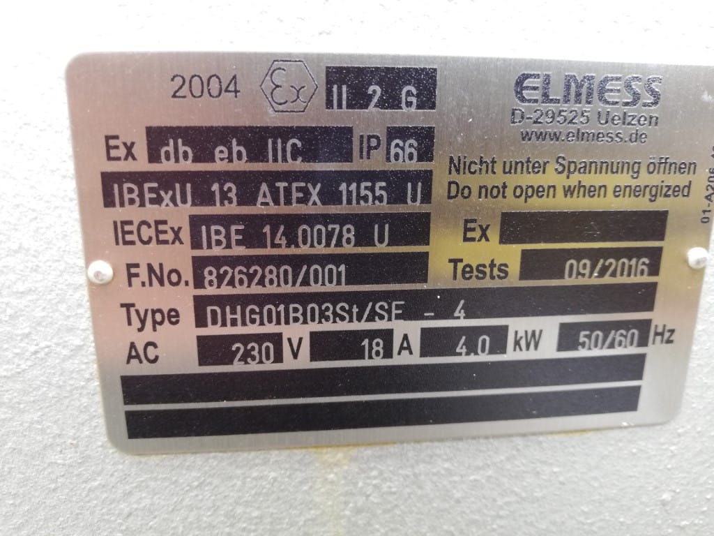 Elmess DHG01B03St/SE-4 flow heater (2x) - Tempereerapparaat - image 7