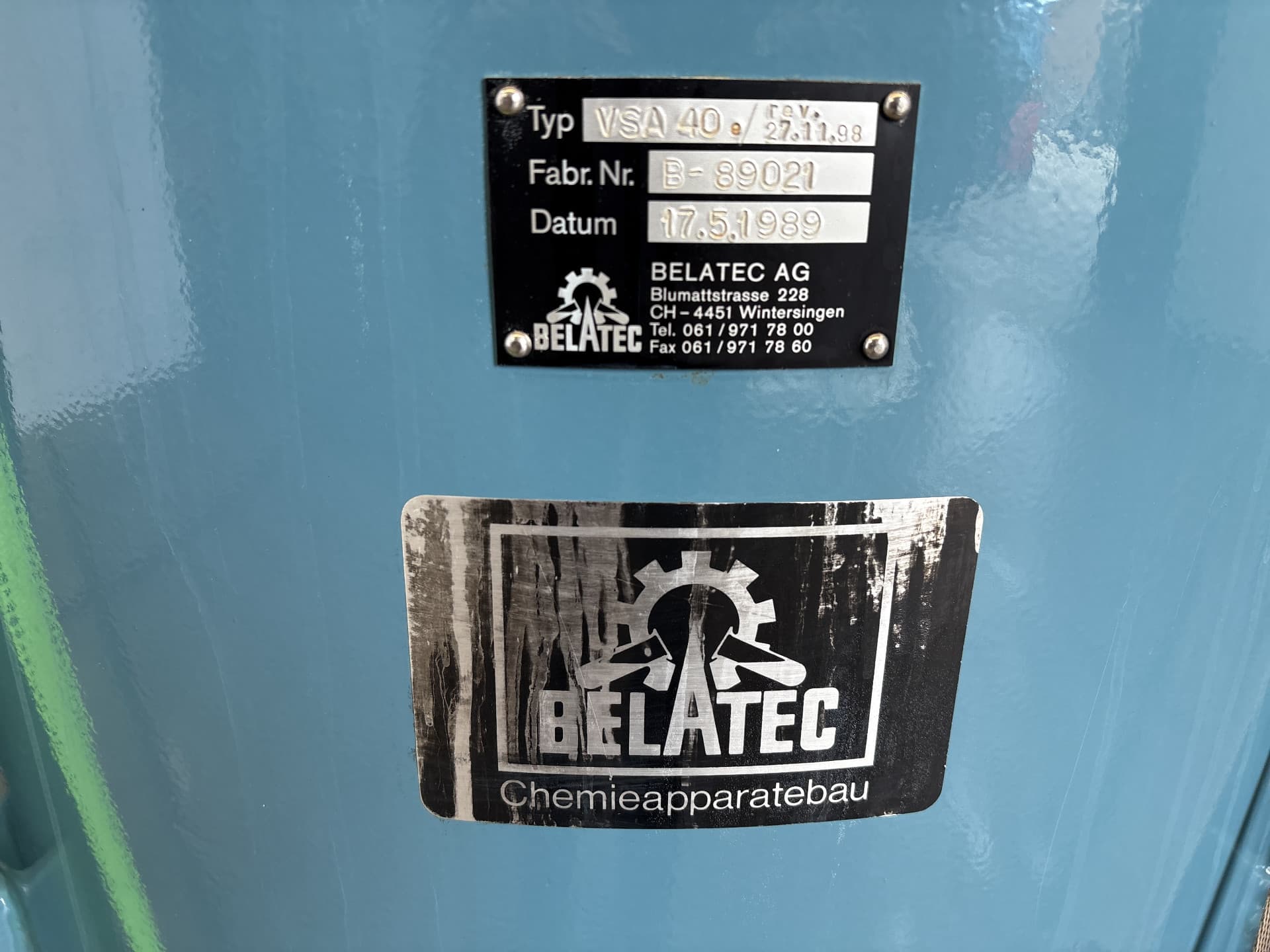 Belatec VSA 40 e - Стеклянный реактор - image 9