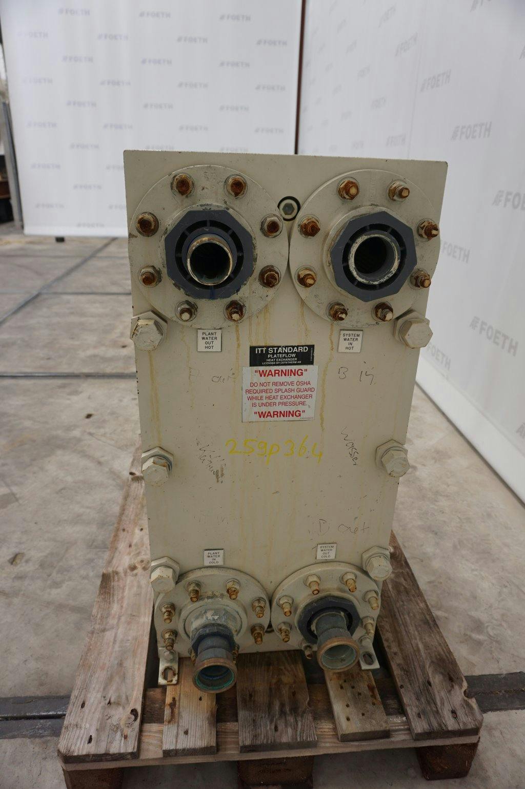 ITT Standard Buffalo PF-35 - Intercambiador de calor de placas - image 3
