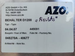 Thumbnail AZO Behälter D-1200 - Silo - image 7