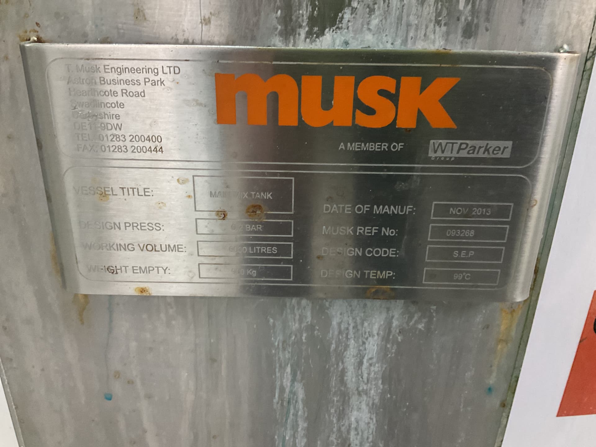 Musk Powder dissolving vessel (6000 l) - Serbatoio di agitazione - image 4