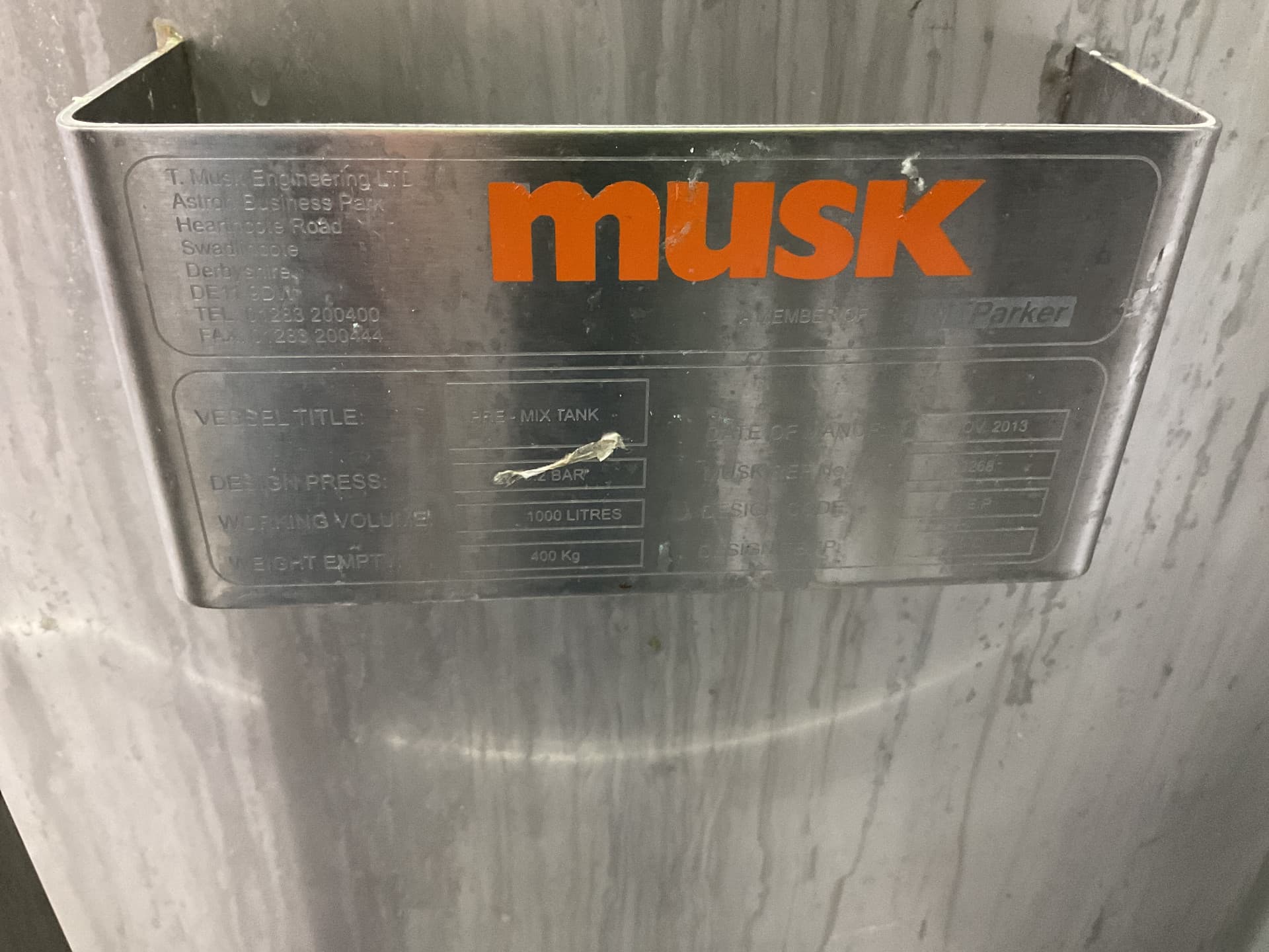Musk Powder dissolving vessel (6000 l) - Serbatoio di agitazione - image 17
