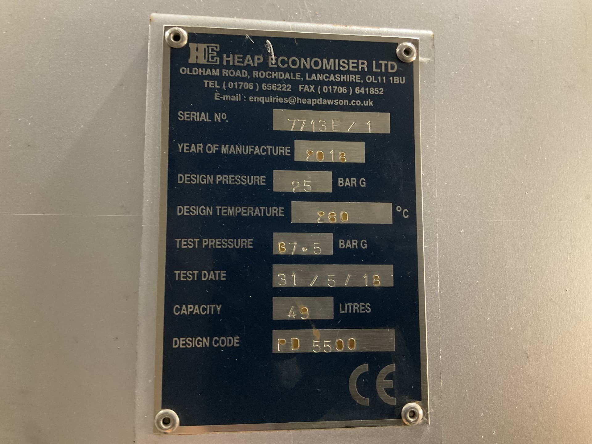Byworth Boilers LTD YSY6000LN (steam boiler) - Úprava vody, generátor cisté páry - image 11