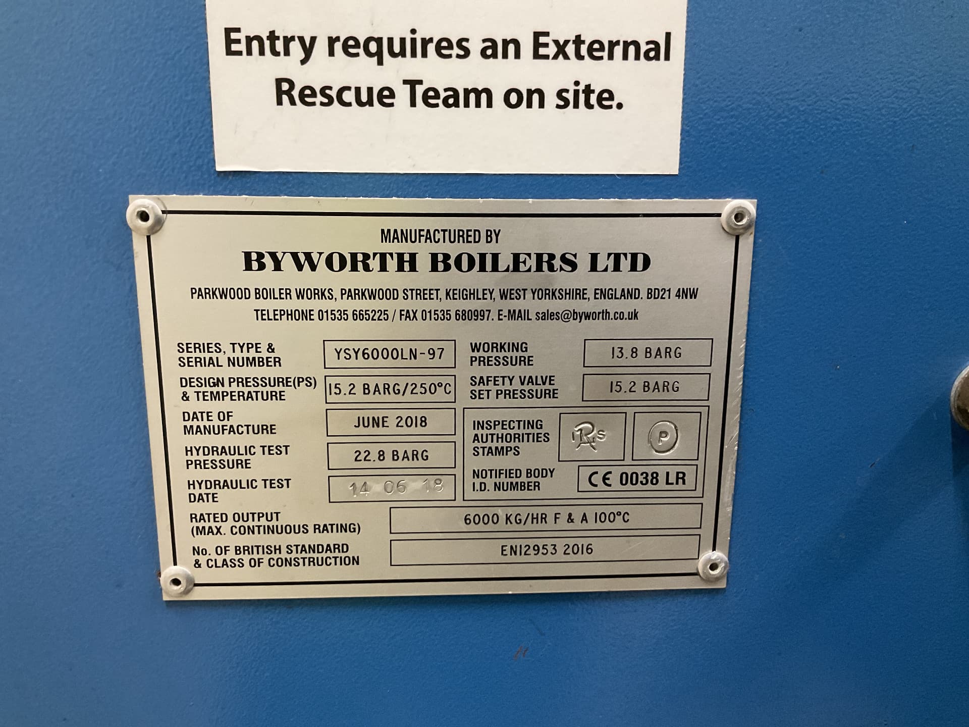 Byworth Boilers LTD YSY6000LN (steam boiler) - Úprava vody, generátor cisté páry - image 4