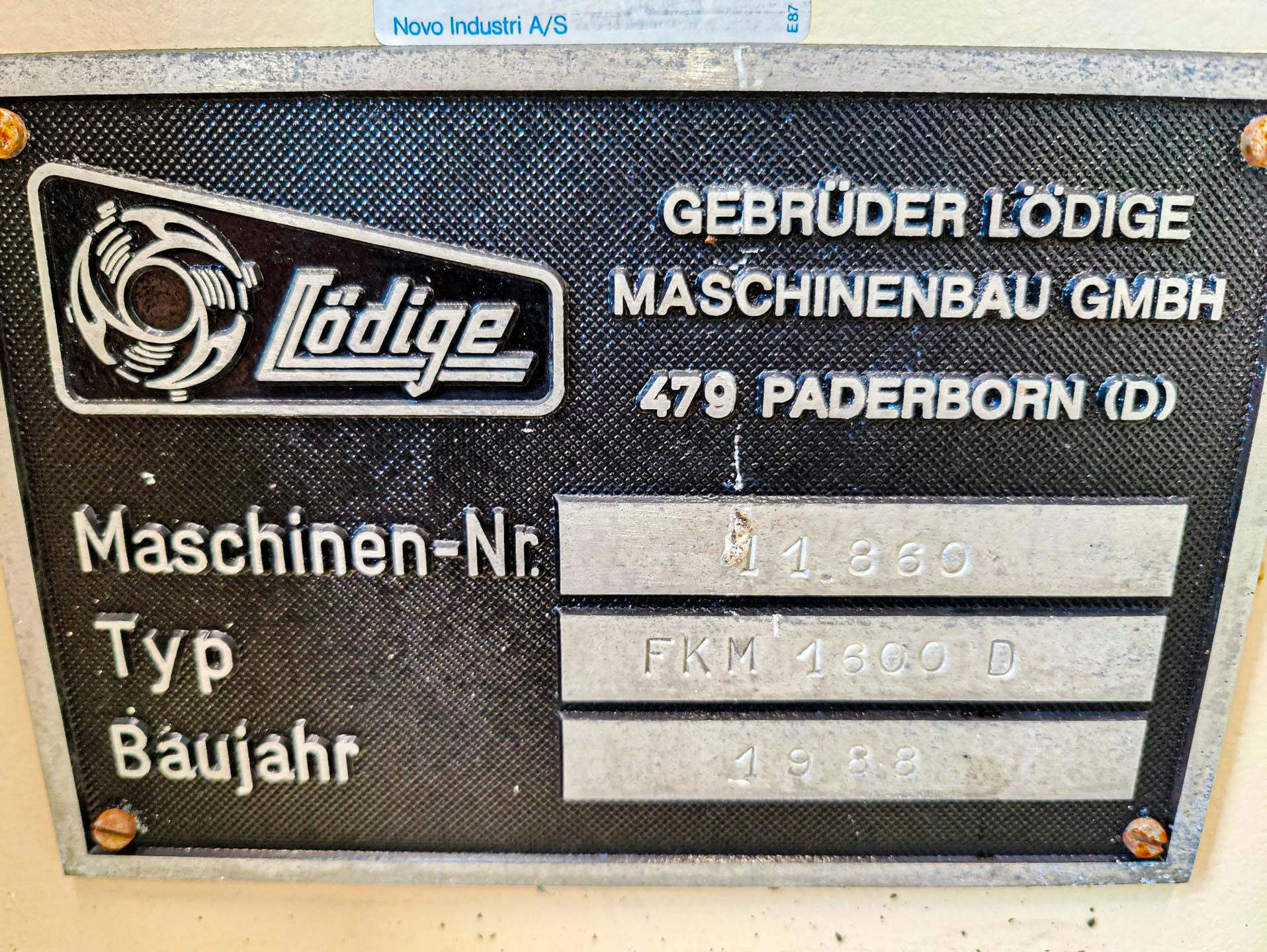 Loedige FKM 1600 D - Turbomezcladora para polvo - image 9