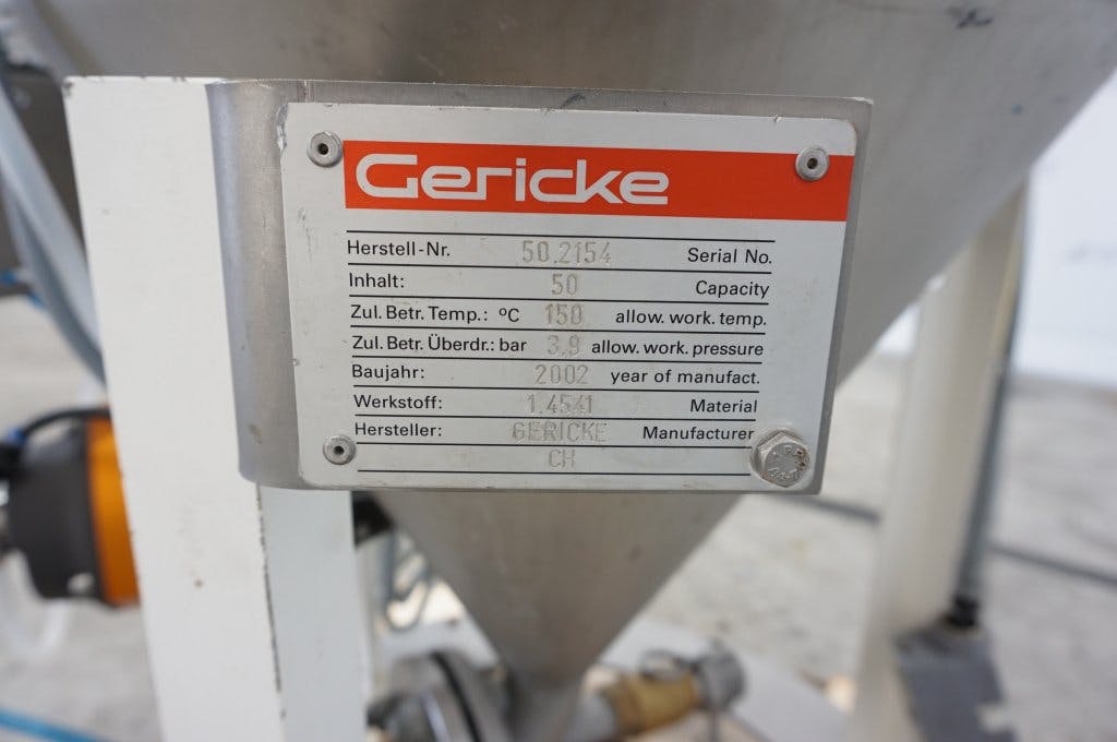 Gericke Type PTA 50 Conveying - Dosificadora de tornillo - image 6
