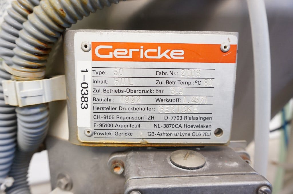 Gericke Type PTA 50 Conveying - Parafuso de medição - image 6