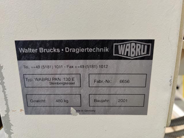 Walter Brucks WABRU PAN 130 E - Coating pan - image 7