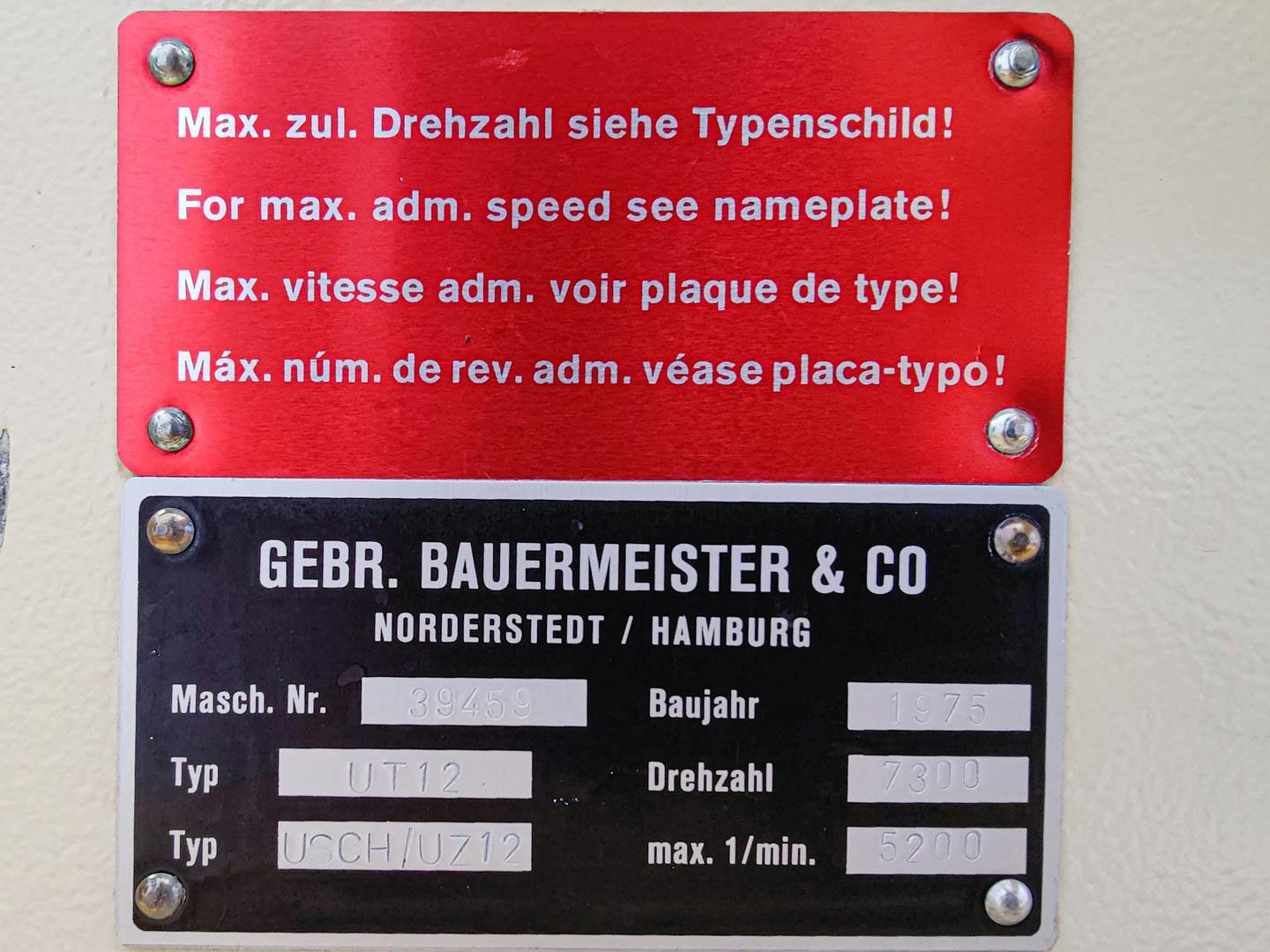 Bauermeister UT12 - USCH/UZ12 - Feinprallmühle - image 14