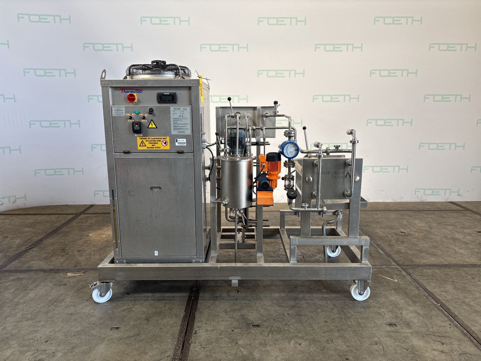 StrassBurger Filter GmbH SF 300 OD 40 + chiller/mixing vessel - Фильтр-пресс - image 2