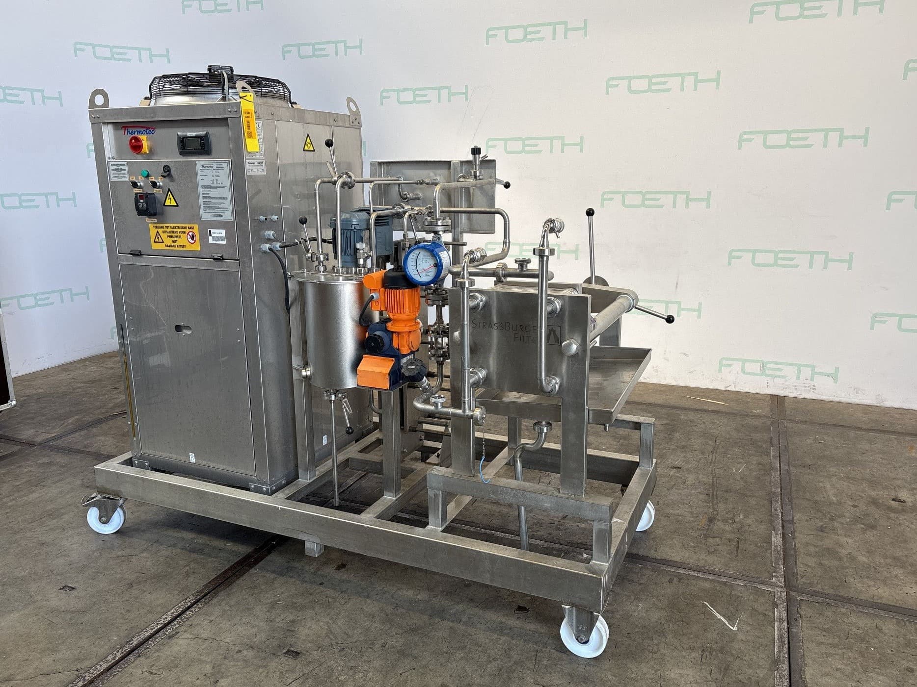 StrassBurger Filter GmbH SF 300 OD 40 + chiller/mixing vessel - Фильтр-пресс - image 1