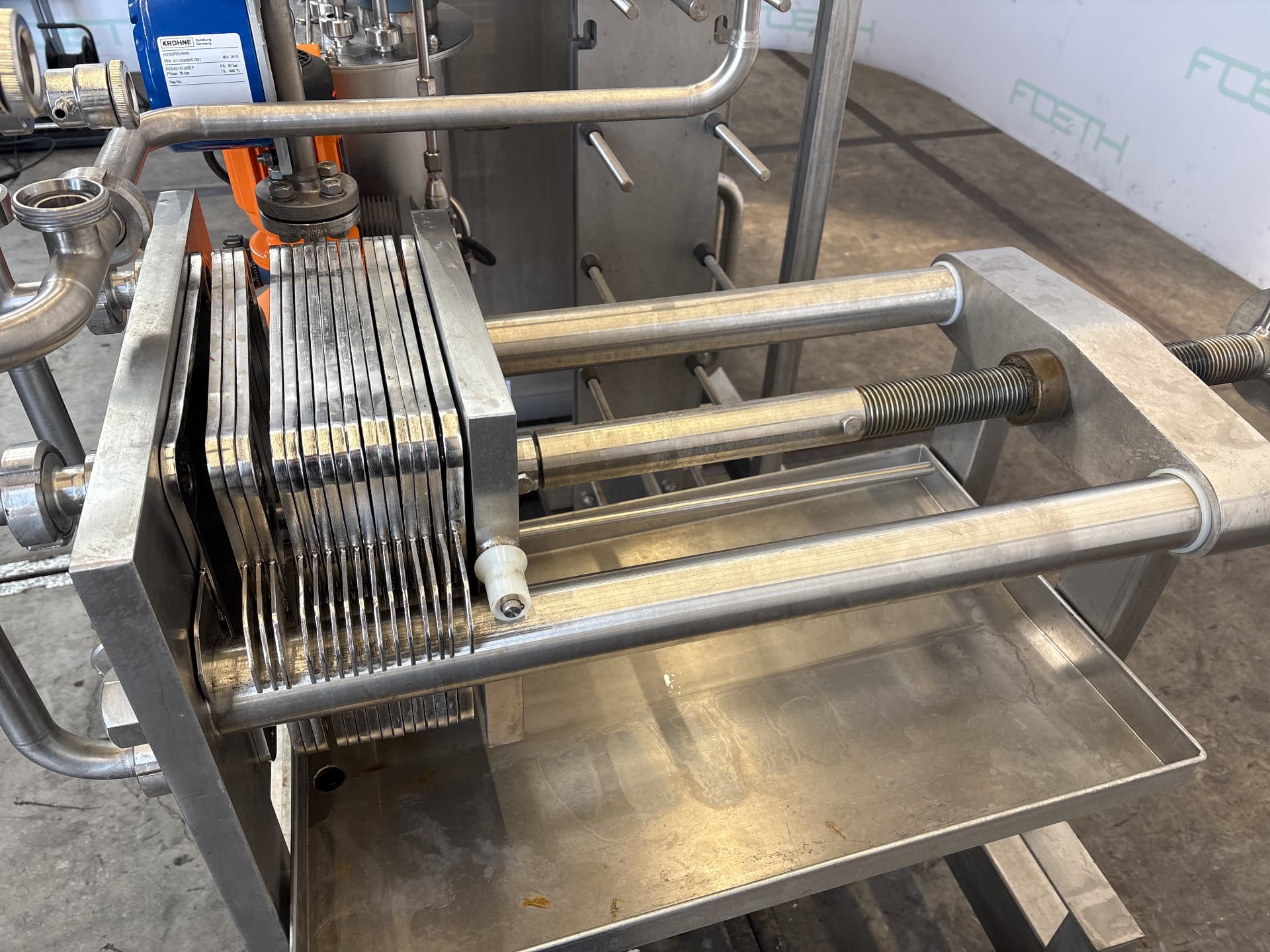 StrassBurger Filter GmbH SF 300 OD 40 + chiller/mixing vessel - Фильтр-пресс - image 7
