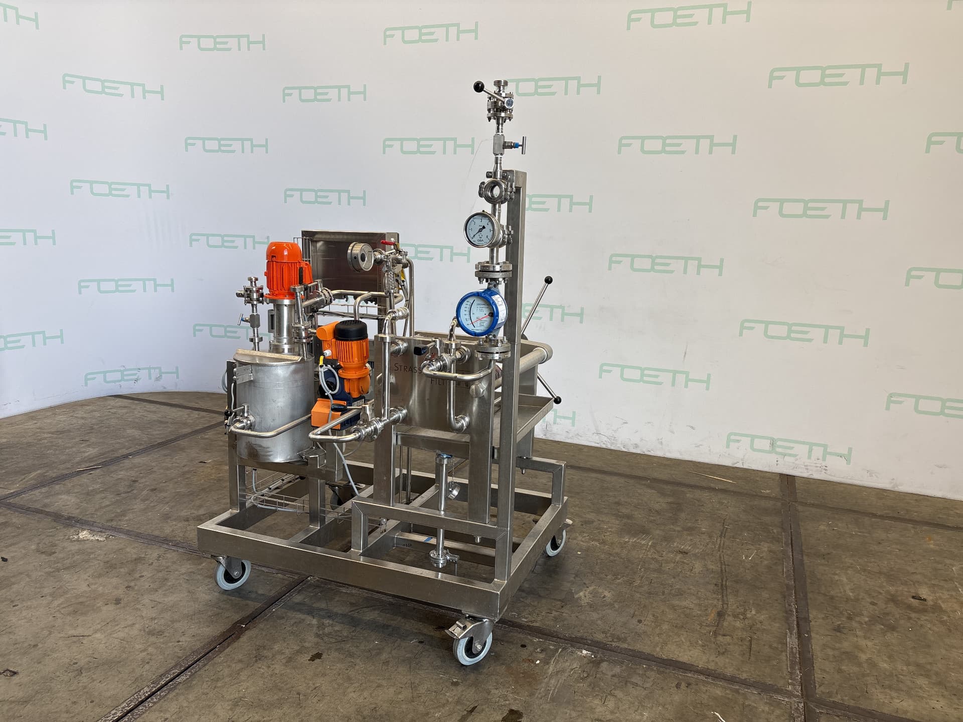 StrassBurger Filter GmbH SF 300 OD 40 + mixing vessel - Фильтр-пресс - image 3