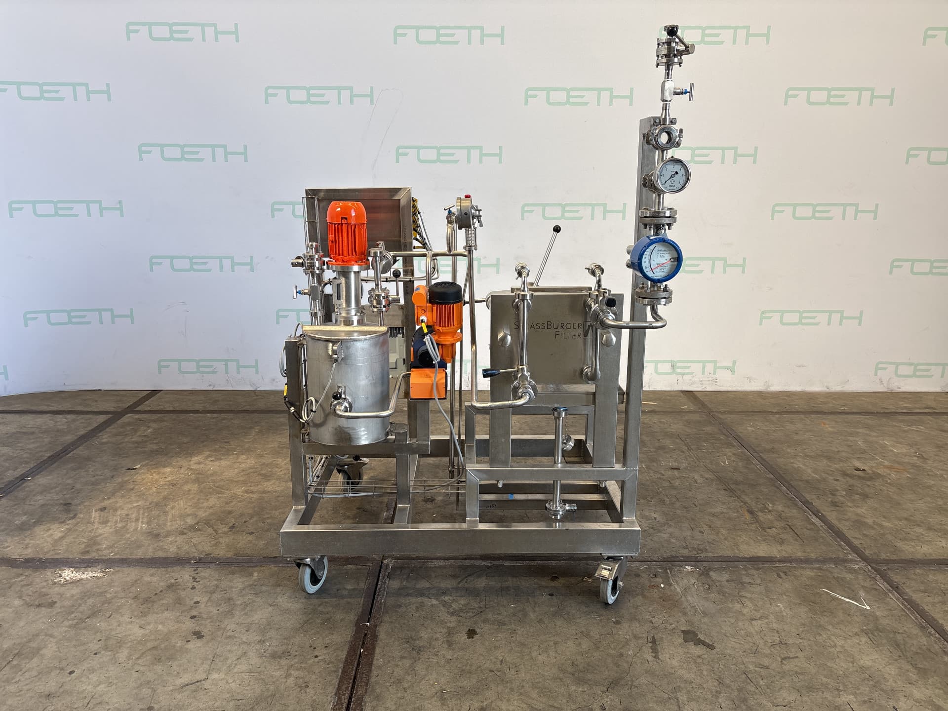 StrassBurger Filter GmbH SF 300 OD 40 + mixing vessel - Фильтр-пресс - image 1