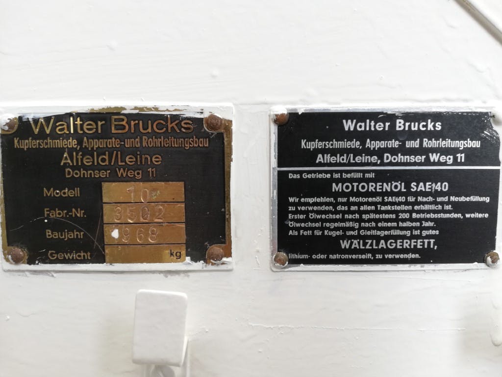 Walter Brucks Modell 10 - Dragierkessel - image 8