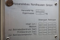 Thumbnail Nordhausen 1850 Ltr - Stainless Steel Reactor - image 11