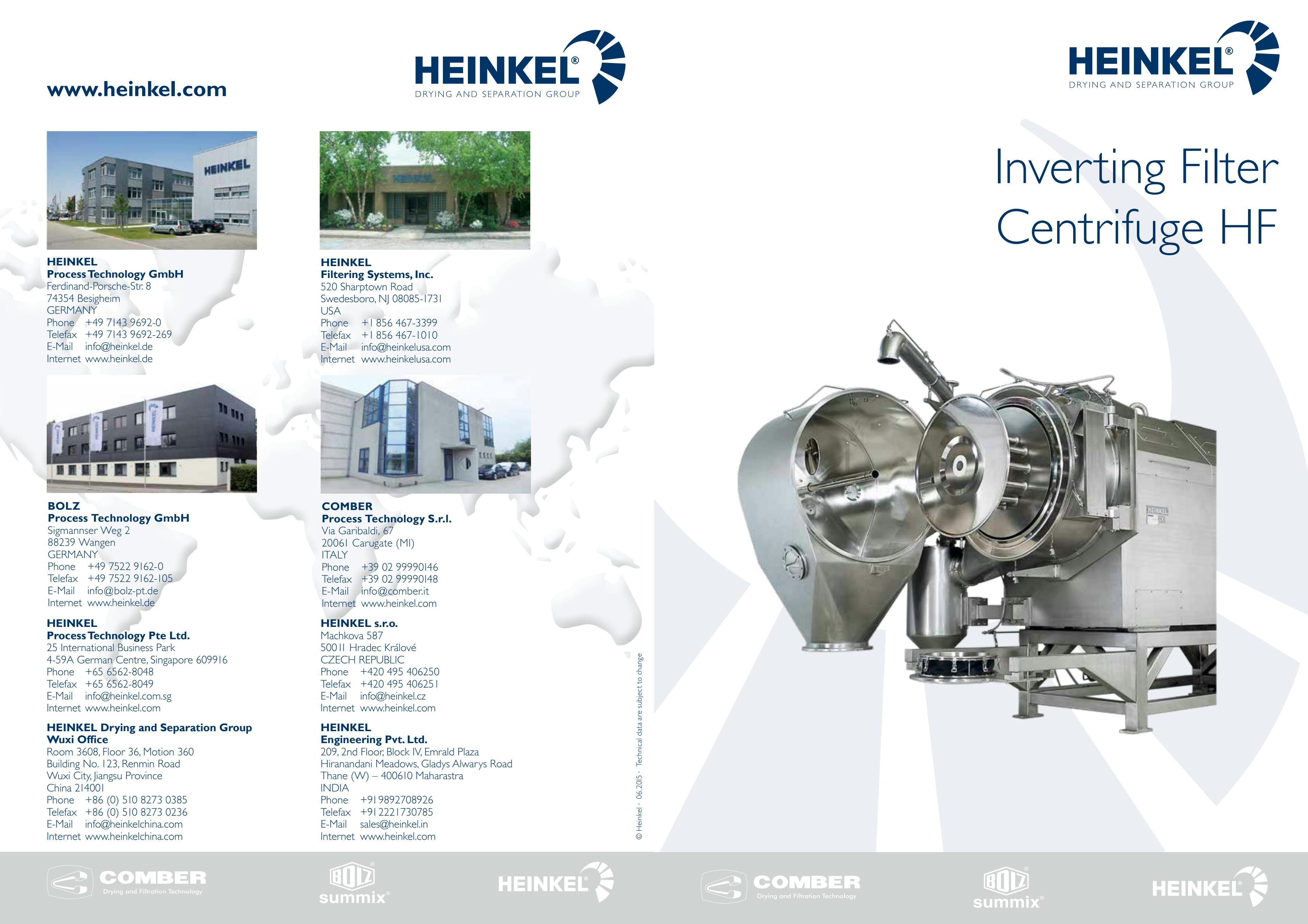 Heinkel HF600 - Basket centrifuge - image 15