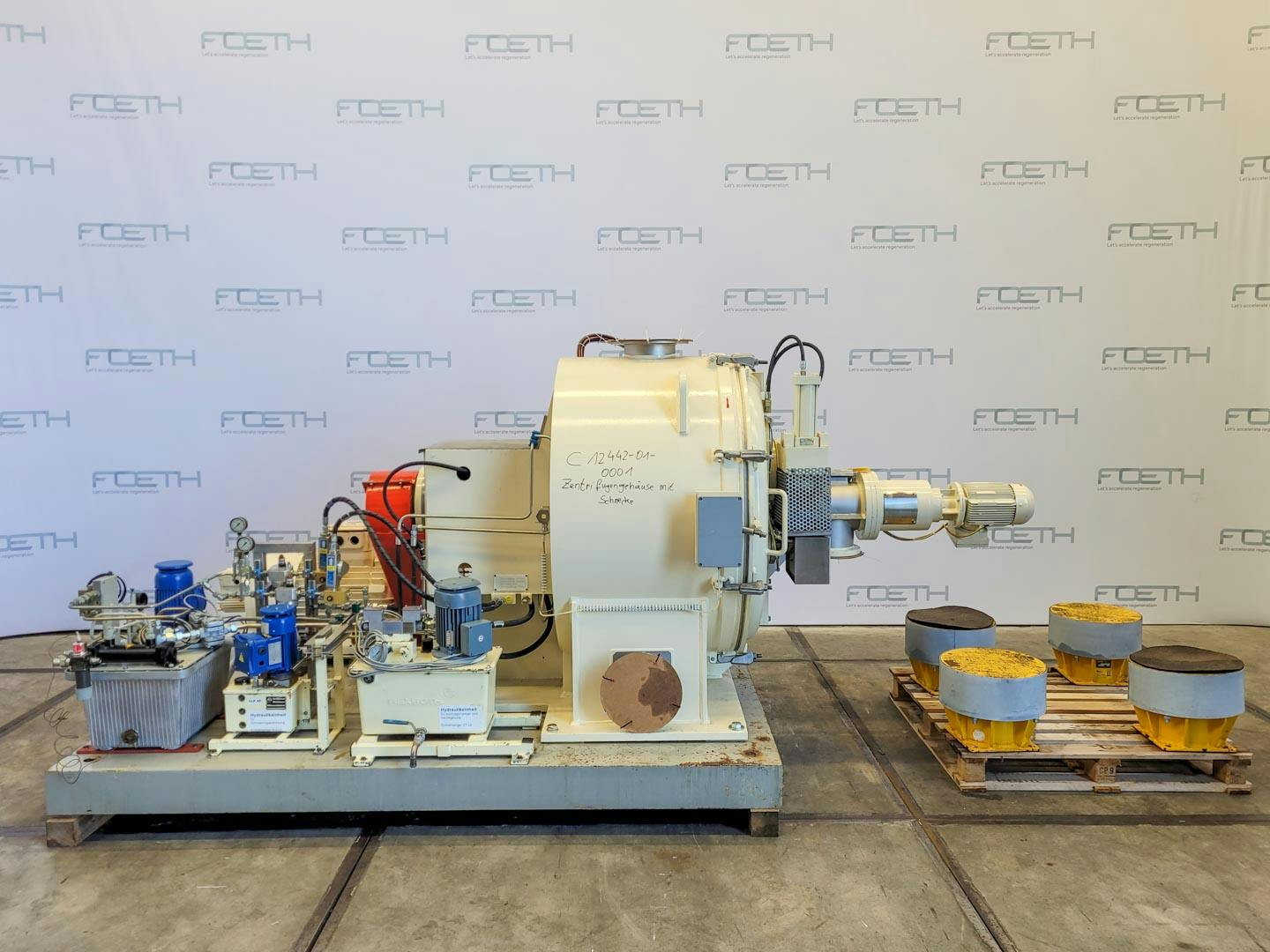 Ellerwerk 937 H - Hastelloy - Peeling centrifuge