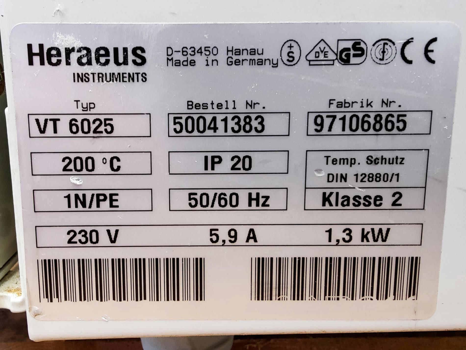 Thermo Scientific Heraeus VT 6025 - Drying oven - image 10