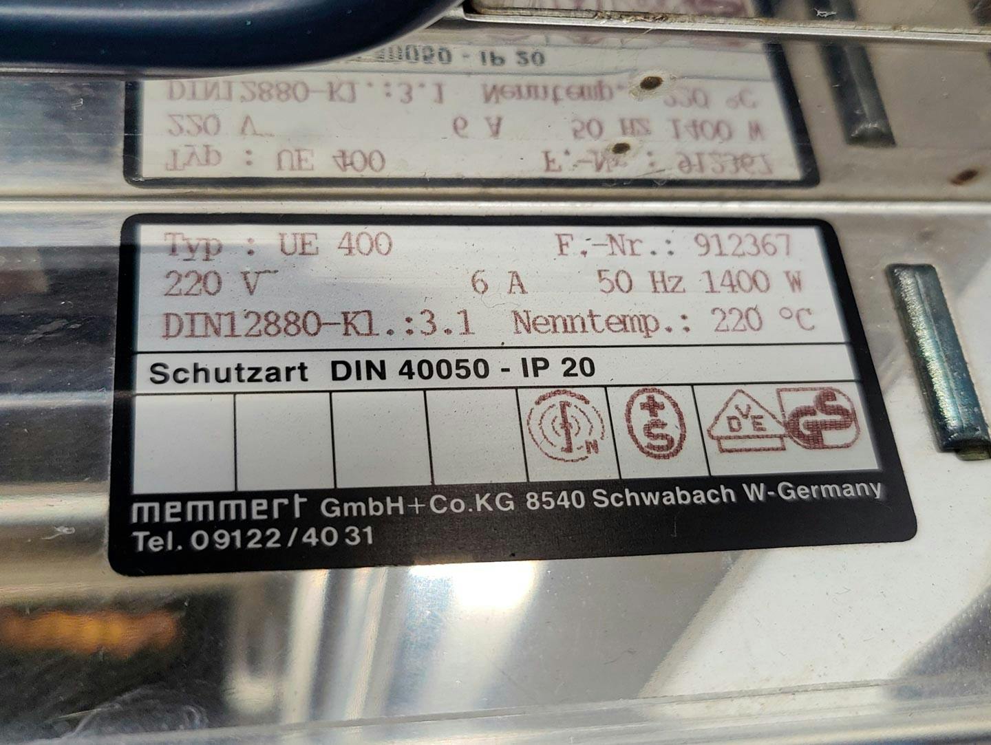 Memmert UE-400 - Drying oven - image 9