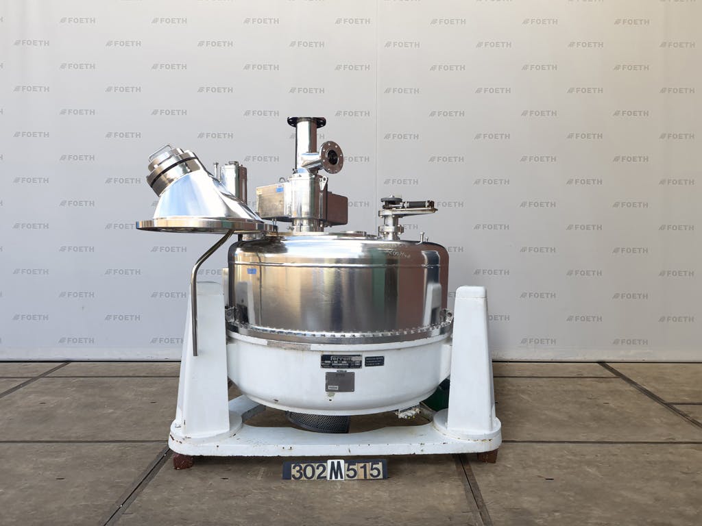 Ferrum POR 1250 DIN/600 - Basket centrifuge