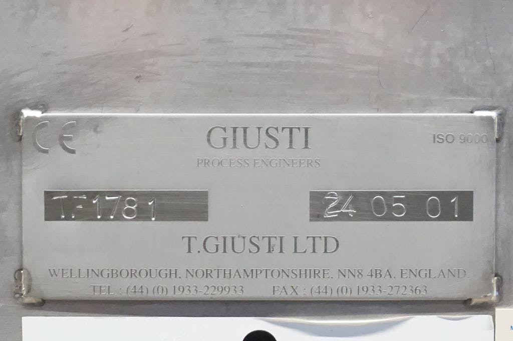 Giusti & Son TF1781 - Mezcladora de palas - image 10