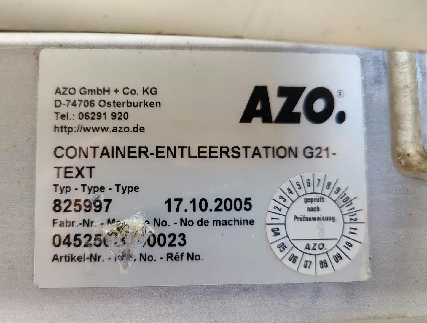 AZO Double IBC container empty station - Transport divers - image 14