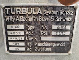 Thumbnail Turbula S-100 - Mezcladora de bombo - image 7