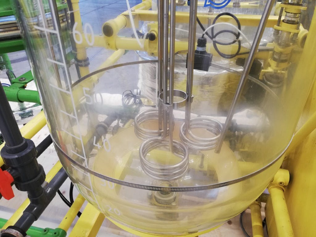 QVF Glasstechnik Washing, dissolving, filtering installation - Emaillierte Reaktor - image 6