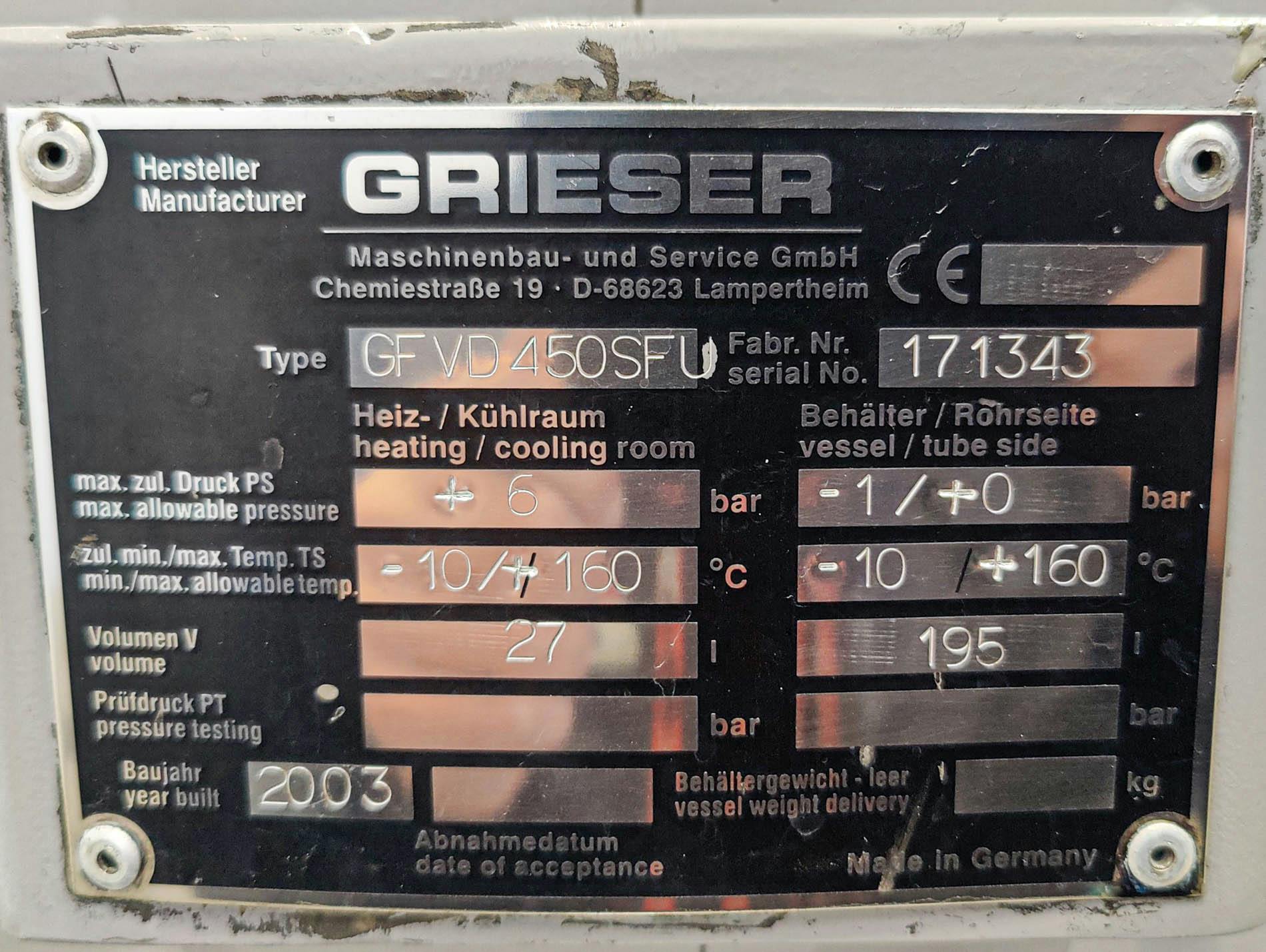 Grieser GFVD-450 SFU - vacuum dissolver - Rozpouštec - image 16